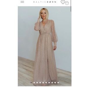 Baltic Born Champagne Dress NEW